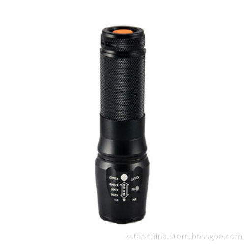 Waterproof flashlight, max. 1,200LM Cree XML-T6 LED optical convex lens